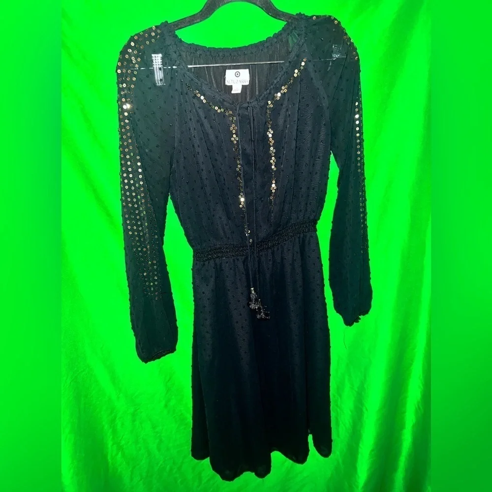 Altuzarra x Target Elegant Black Sheer Dress size 2